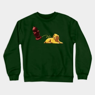 Dog and fire hydrant Crewneck Sweatshirt